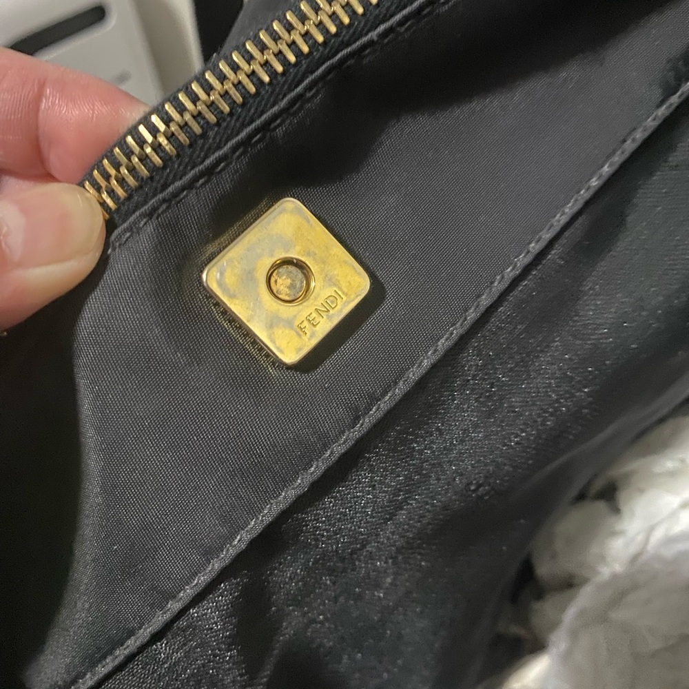 Authentic Fendi Nylon Tote/Shoulder Bag - Picture 15 of 17